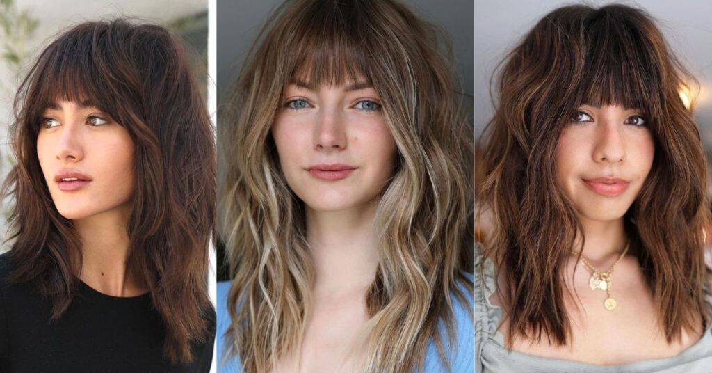 Medium Length Hairstyles with Bangs