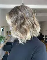 Bob with Balayage Highlights