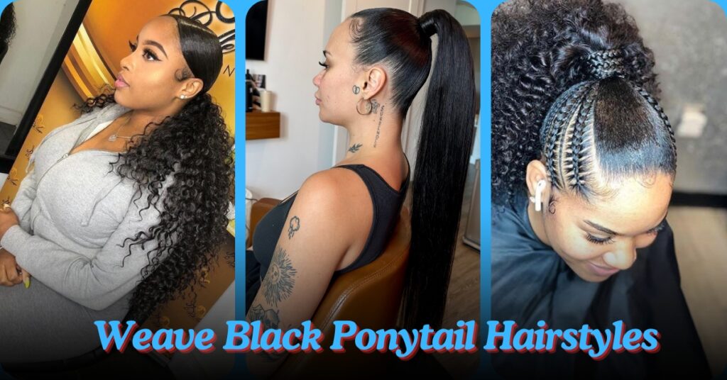 Weave Black Ponytail Hairstyles